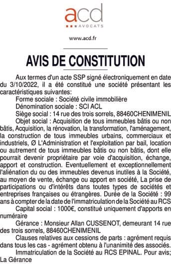 Contenu publication