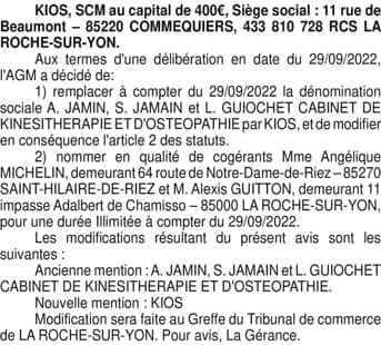 Contenu publication
