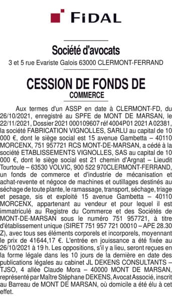 Contenu publication