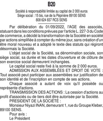 Contenu publication