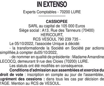 Contenu publication