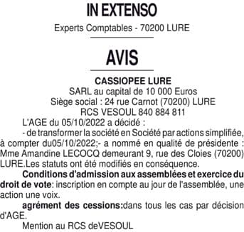 Contenu publication