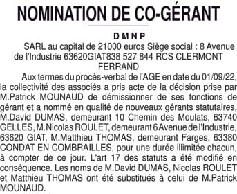 Contenu publication