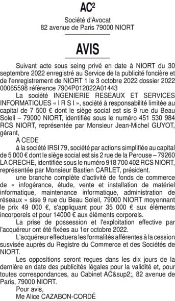 Contenu publication