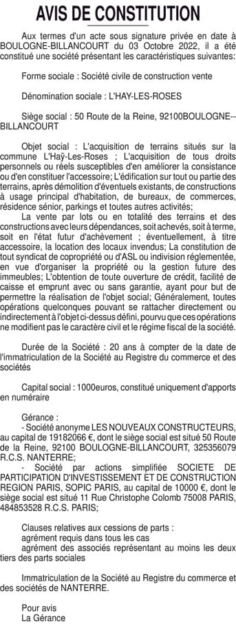 Contenu publication