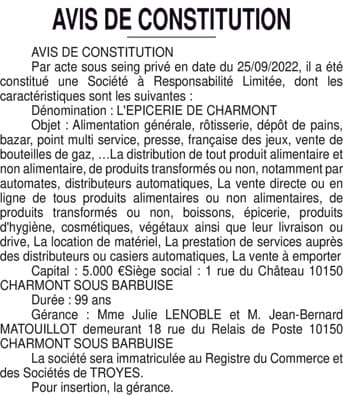 Contenu publication
