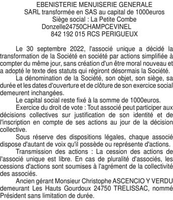 Contenu publication