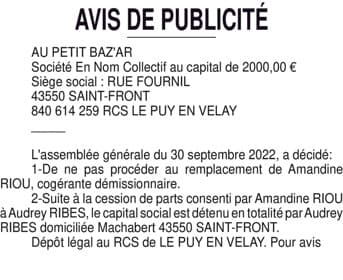 Contenu publication