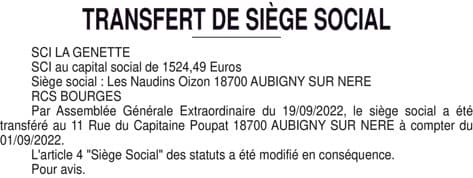 Contenu publication