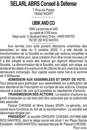 Contenu publication