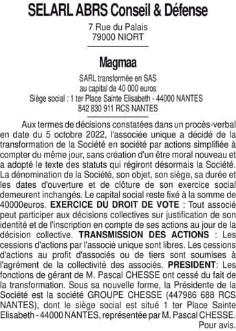 Contenu publication