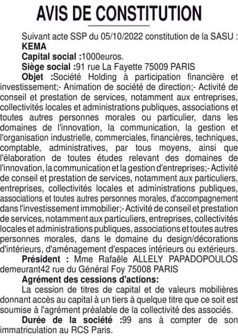Contenu publication