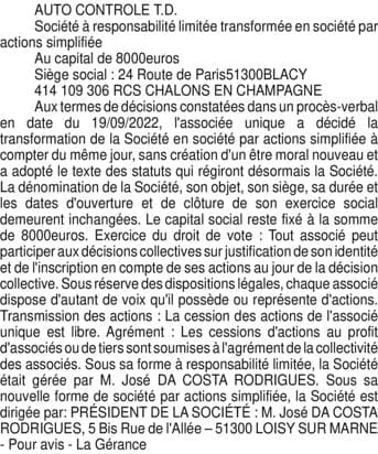 Contenu publication