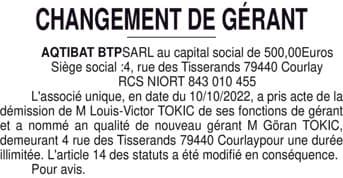 Contenu publication