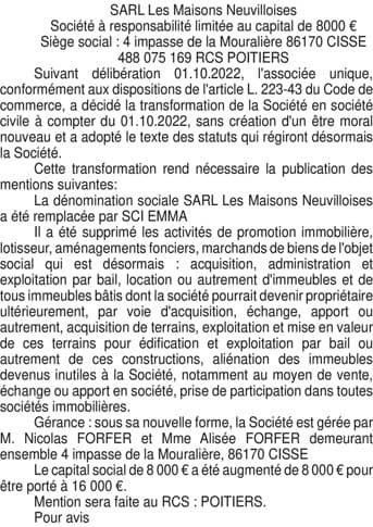 Contenu publication