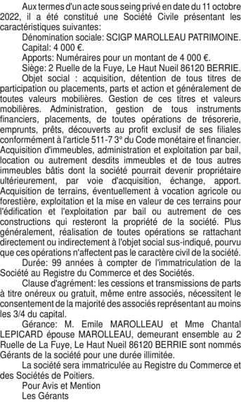 Contenu publication
