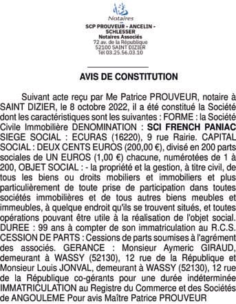 Contenu publication