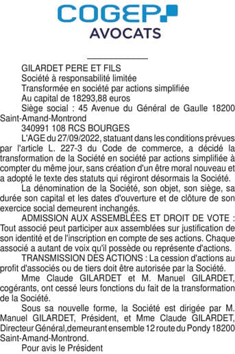 Contenu publication