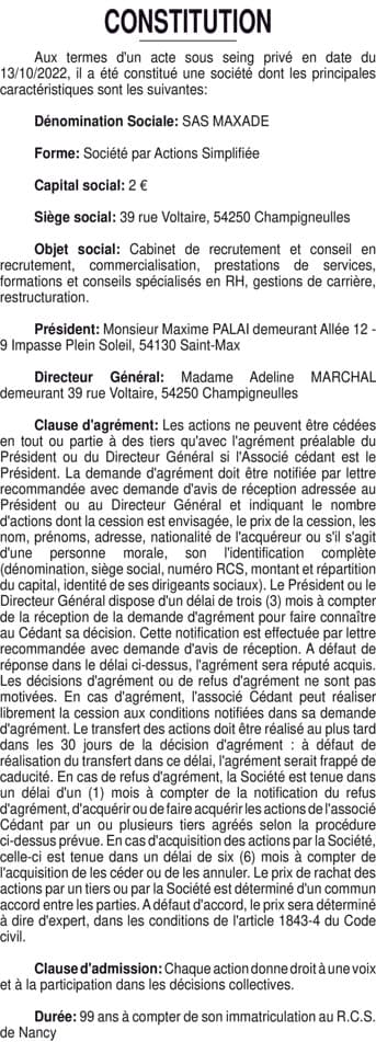 Contenu publication