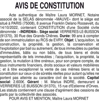 Contenu publication