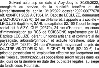 Contenu publication