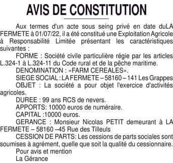 Contenu publication