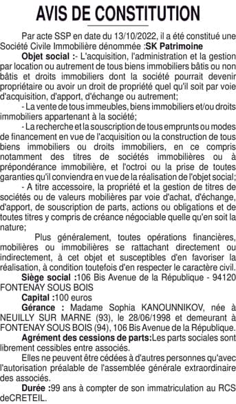 Contenu publication