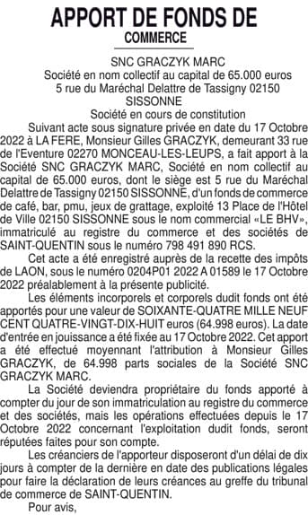 Contenu publication