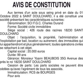 Contenu publication