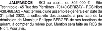 Contenu publication