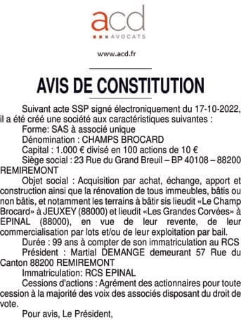 Contenu publication