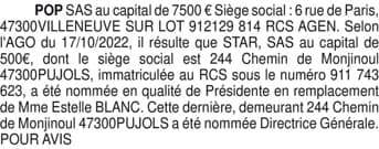 Contenu publication