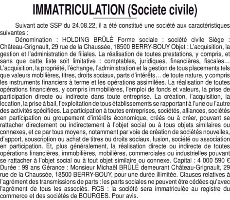 Contenu publication