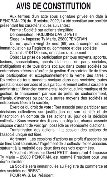 Contenu publication