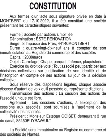 Contenu publication