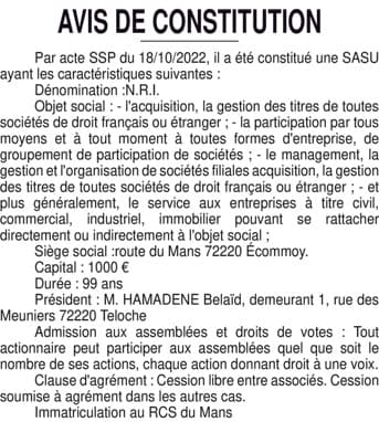 Contenu publication