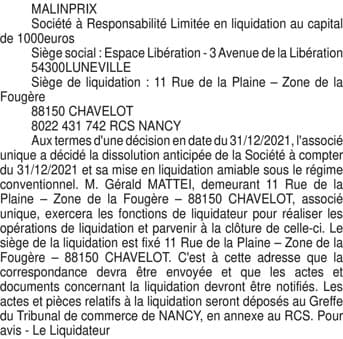 Contenu publication