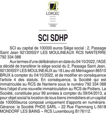 Contenu publication