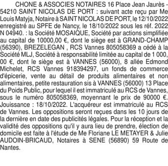 Contenu publication
