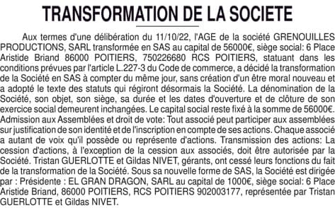 Contenu publication