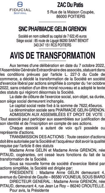 Contenu publication
