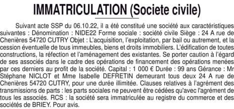 Contenu publication