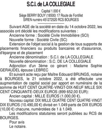 Contenu publication