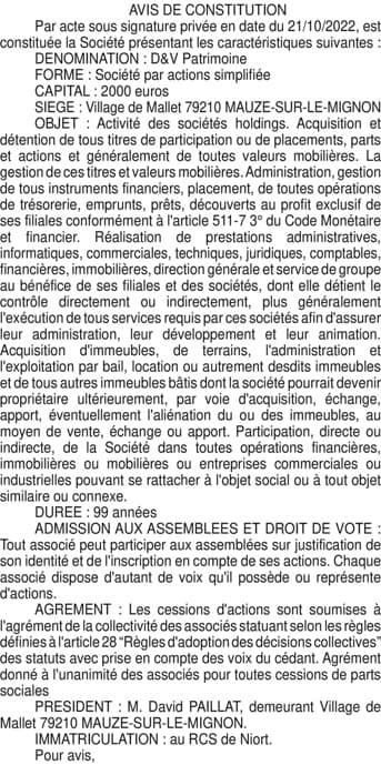 Contenu publication