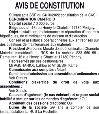 Contenu publication