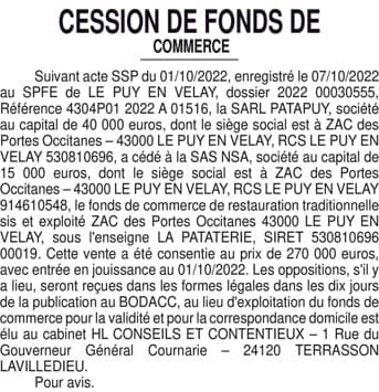 Contenu publication