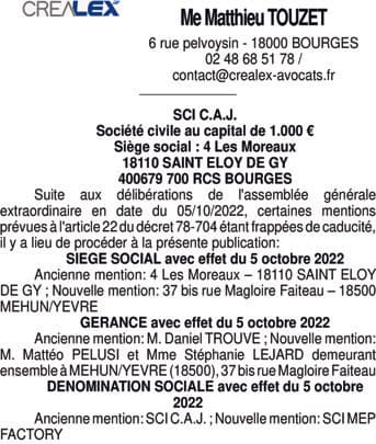 Contenu publication