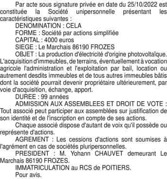 Contenu publication
