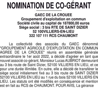 Contenu publication