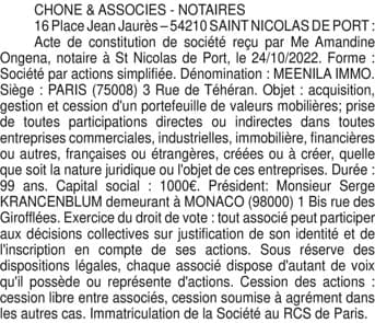 Contenu publication